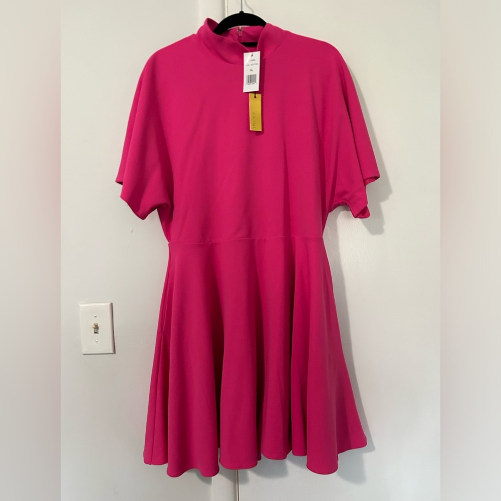 Alexia Admor Pink Crepe dress size XL NWT